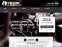 Tablet Screenshot of houstonautoshop.com